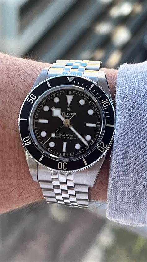 tudor black bay monochrome.